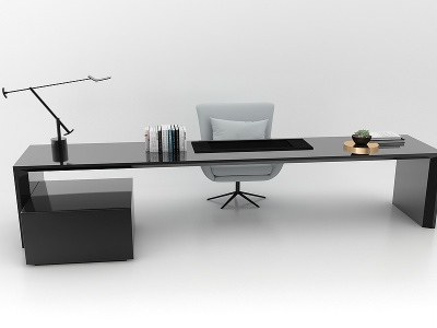 现代风格书桌椅模型3d模型