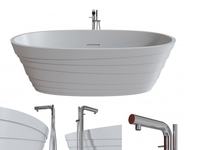3d<font class='myIsRed'>现代</font>浴缸浴盆模型
