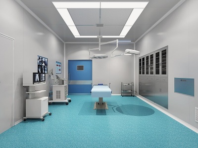 3d现代整形医院护士值班台模型
