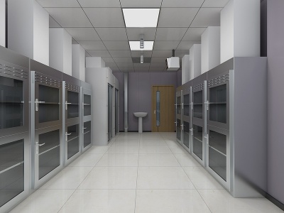3d医院医疗器材标本室取材室模型