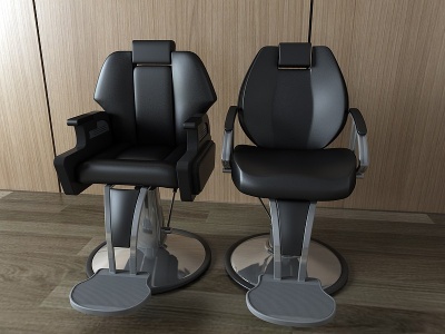 现代理发椅单椅模型3d模型