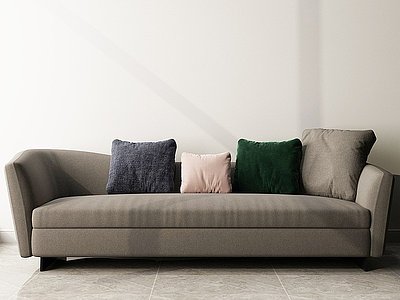3d北欧轻奢小清新宜家沙发模型
