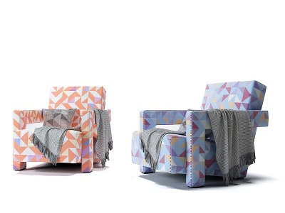 3d现代休闲沙发椅子模型