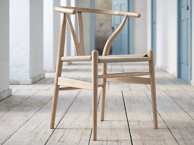 3d新中式木椅模型