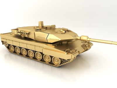 中式军事基地坦克3d模型