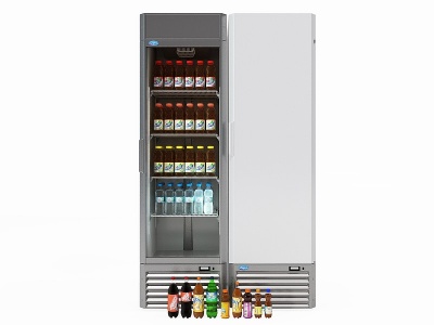 3d现代自动售卖机冰柜模型