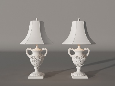 欧式古典欧式法式台灯模型3d模型