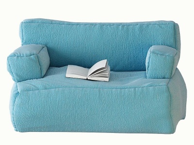 现代休闲双人沙发模型3d模型