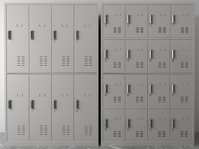 3d现代文件柜储物柜模型