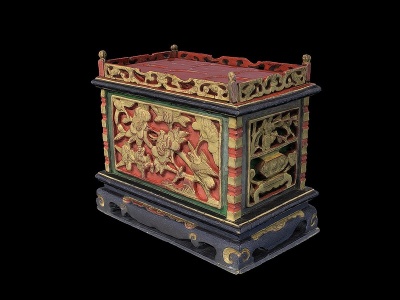 中式古董柜模型3d模型