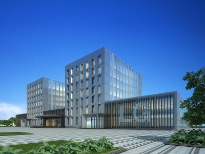 3d现代LG办公楼模型