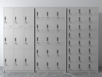 现代文件柜储物柜模型3d模型