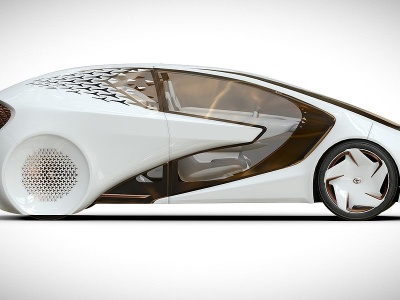 现代概念汽车模型3d模型