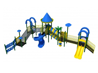 大型玩具儿童滑梯3d模型