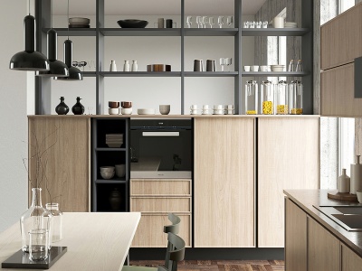 北欧家居厨房模型3d模型