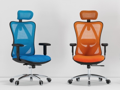3d现代办公椅转椅模型