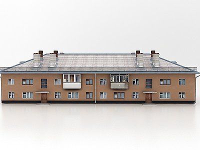 现代风格房子建筑模型