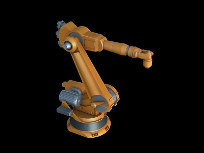 工業機器人機械手臂3d模型