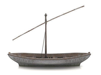 木船模型3d模型