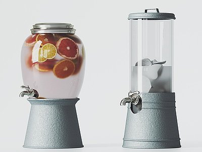 3d现代果汁机模型