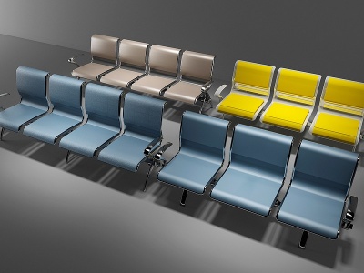 3d现代公共用座椅椅模型