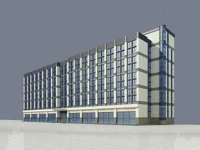3d现代办公楼综合楼模型