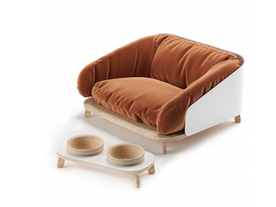 3d现代单人沙发模型