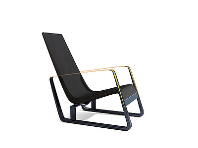 3d现代休闲椅躺椅椅子模型