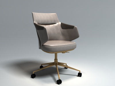 3d会议室椅子办公单椅模型