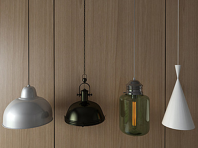 燈具吊燈工業裝飾燈餐廳燈模型3d模型