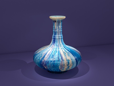 3d新中式陶瓷器皿模型