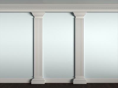 欧式石膏罗马柱模型