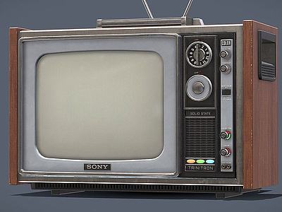 工业风复古电视模型