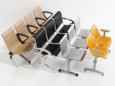 现代公共椅模型3d模型