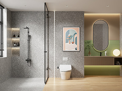卫生间厕所卫浴3d模型