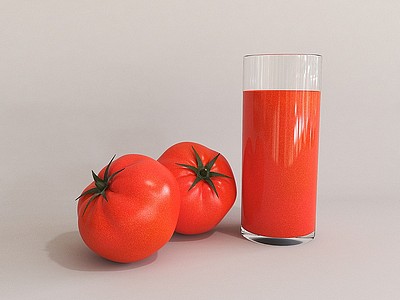 3d西红柿模型