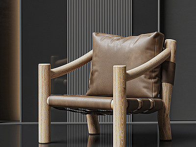 3d现代休闲椅模型