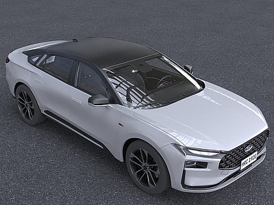 长安福特蒙迪欧新能源汽车模型3d模型