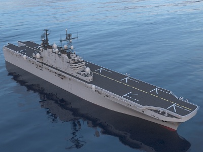 3d塔拉瓦级两栖攻击舰模型