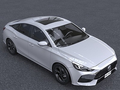 2022款名爵MG5天蝎座汽车模型3d模型