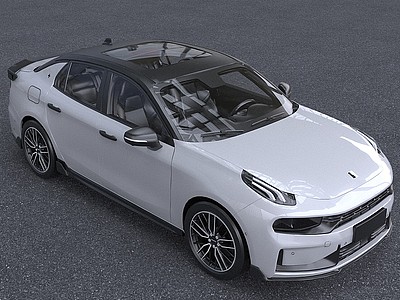 2021款领克03新能源汽车模型3d模型