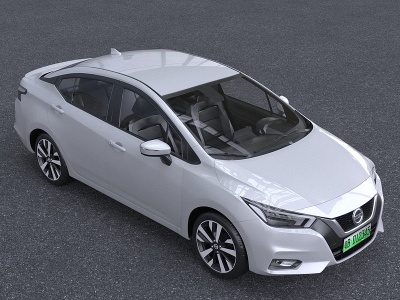 2023款日产VERSA汽车模型3d模型