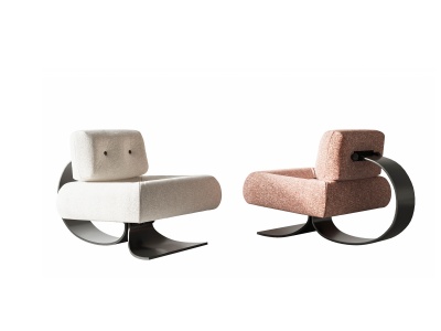 现代休闲椅模型