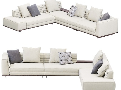 Minotti现代多人沙发模型3d模型
