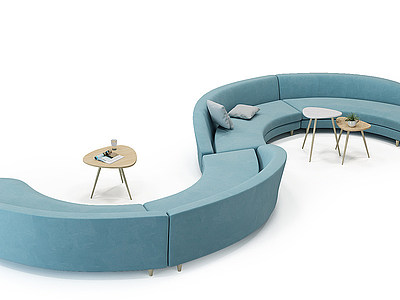 现代异形休闲沙发休闲椅模型3d模型