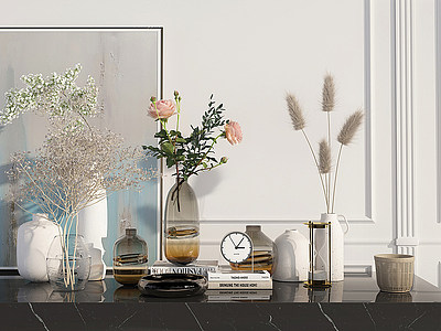 北欧玻璃花瓶模型3d模型