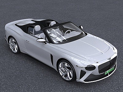 2021賓利穆萊納汽車低配版模型3d模型