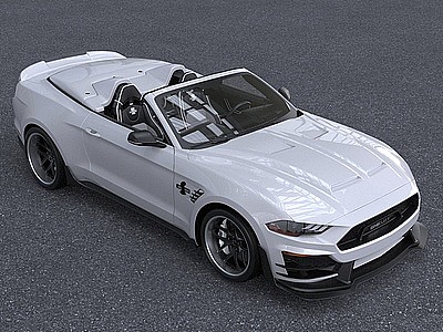 2021款谢尔比汽车低模型3d模型