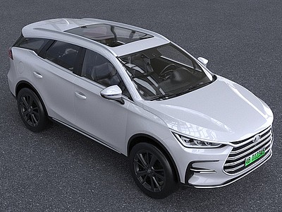 2024款比亚迪唐新能源汽车模型3d模型