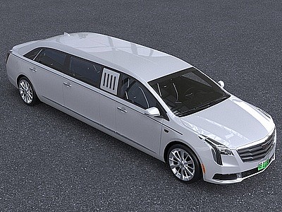 2020款凯迪拉克豪华轿车模型